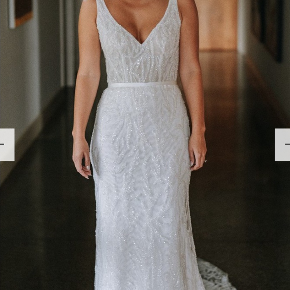 Beaded Wedding Dress Gown by Vinka Designs